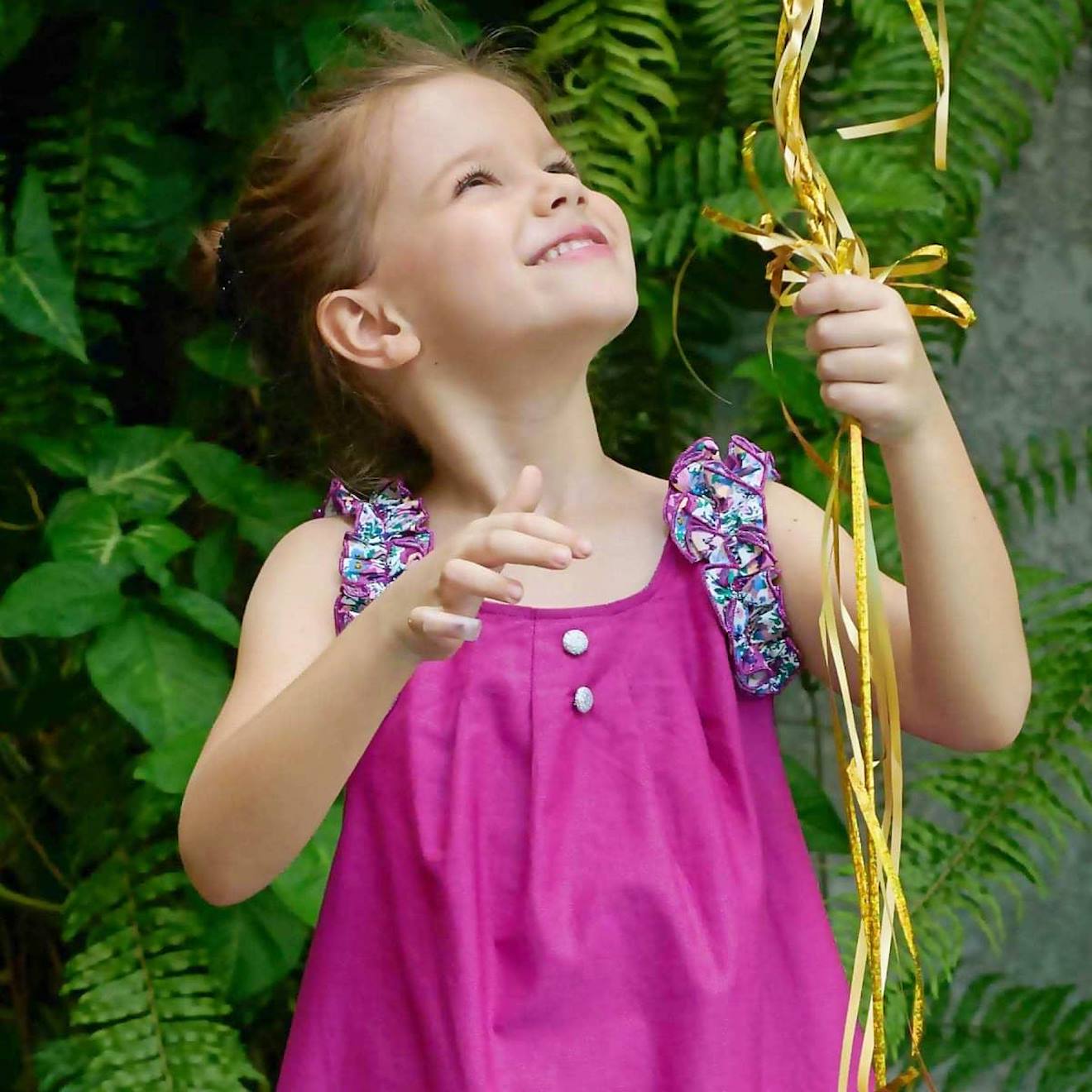 Robe Fille Classe VERTBAUDET - Robe De Cérémonie Fille Fleurie