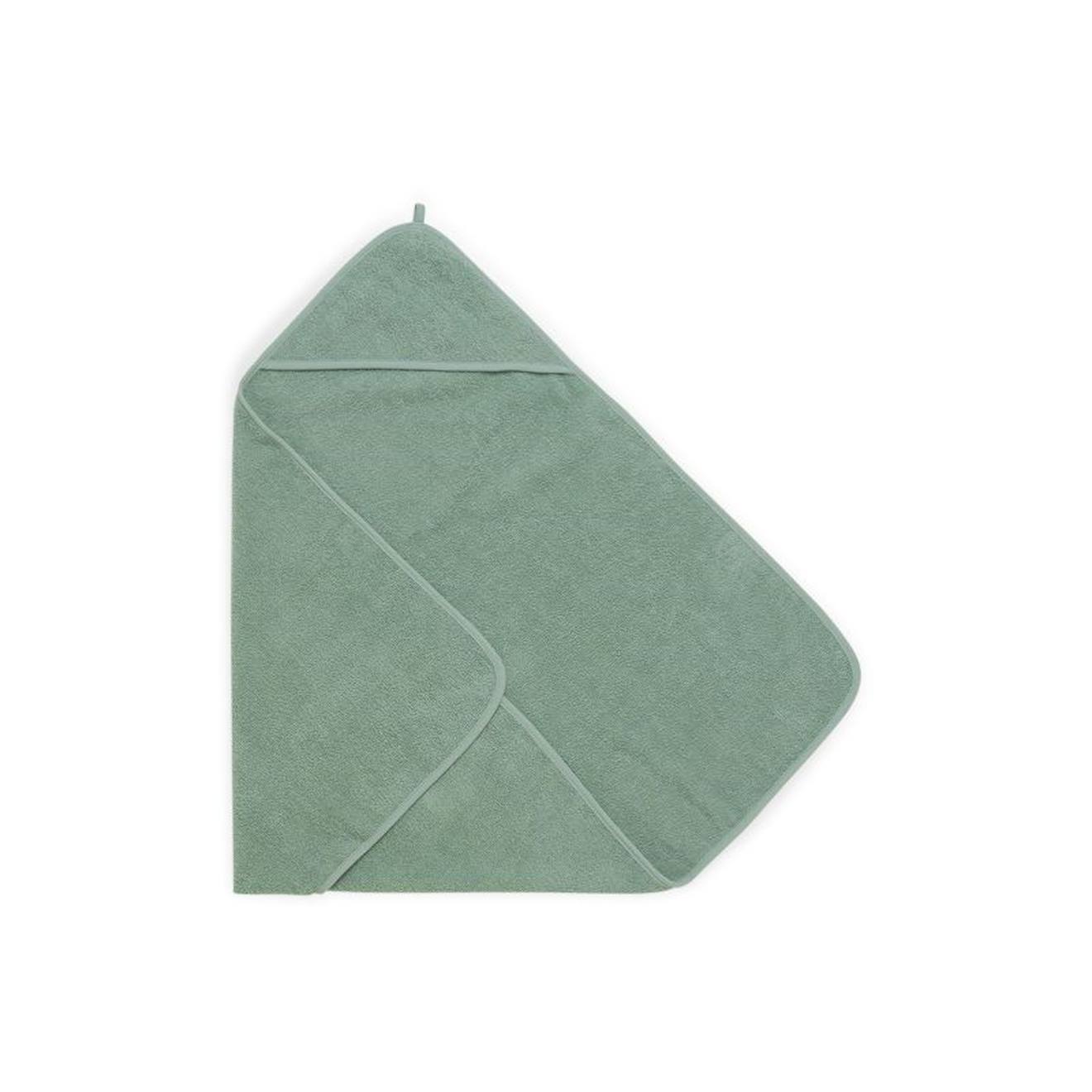 Cape De Bain Éponge En Coton 75x75cm Vert (Jollein) - Image 1