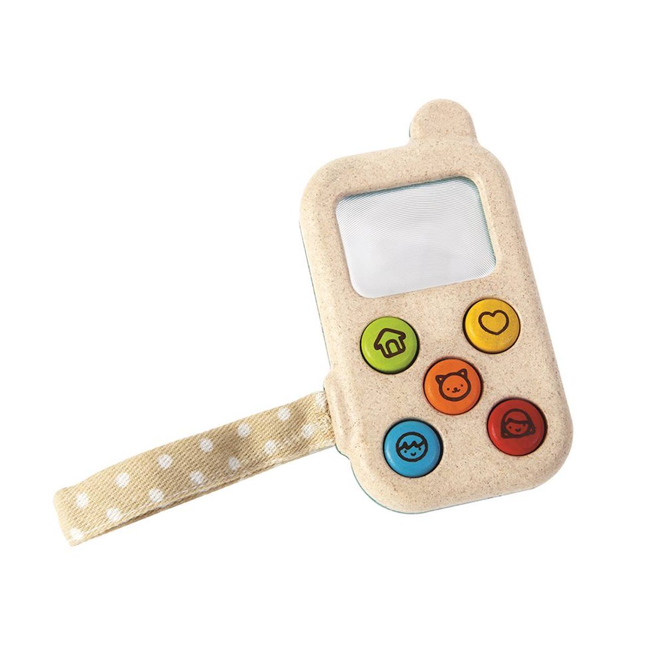 Plan Toys - Mon Premier Téléphone Beige