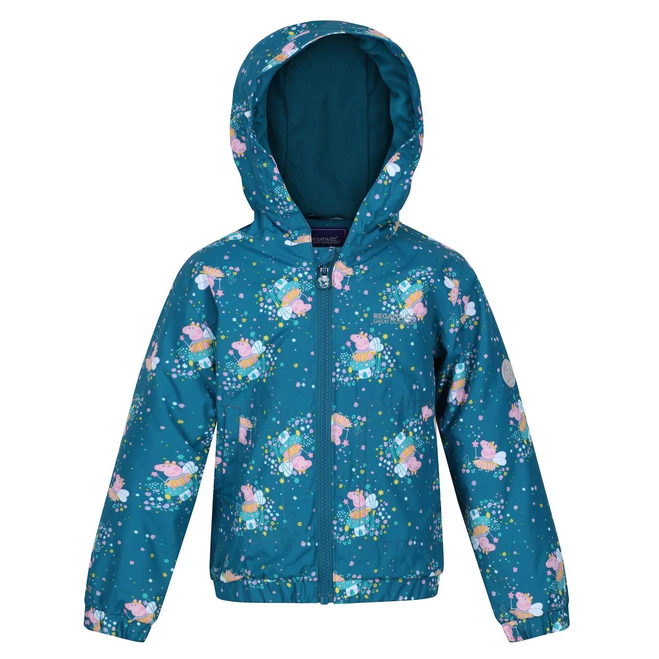 Veste Matelassée Polyester Peppa Pig Muddy Puddle Bleu Sarcelle Foncé