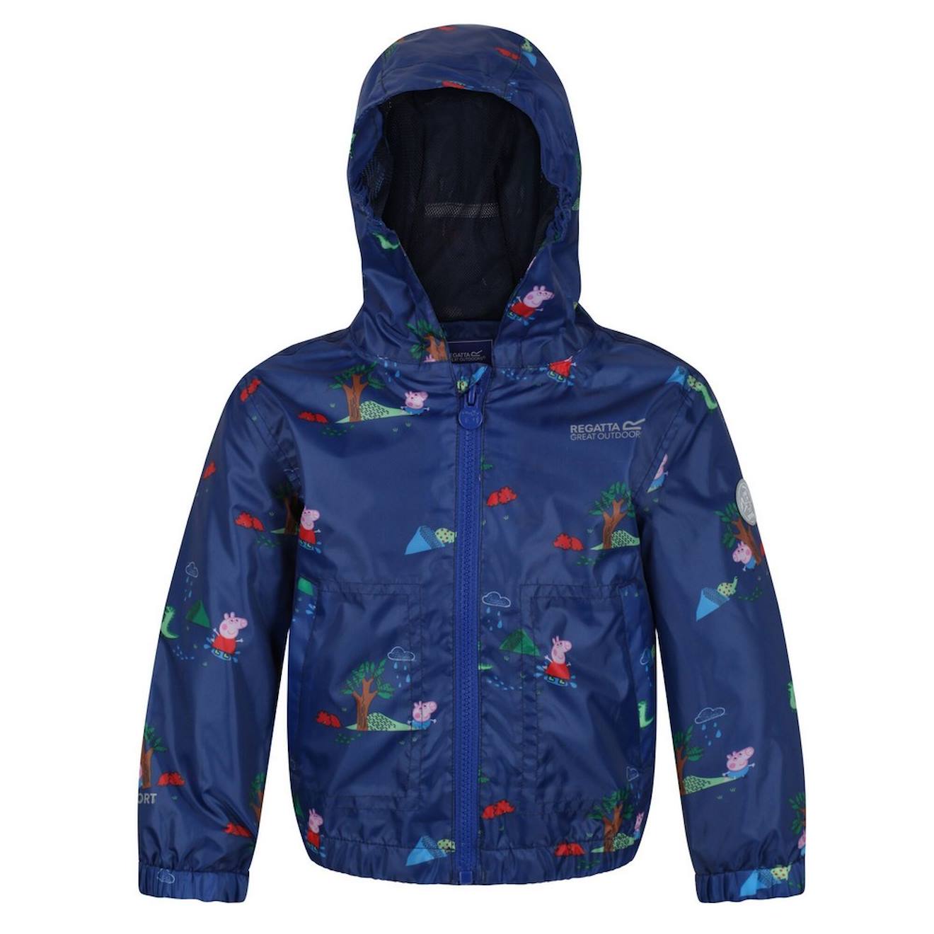 Veste Imperméable Polyester Peppa Pig Muddy Puddle Bleu Roi