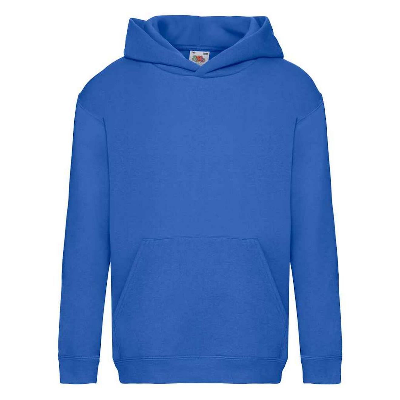 Sweat À Capuche En Coton Peigné De Qualité Supérieure Premium Bleu Roi