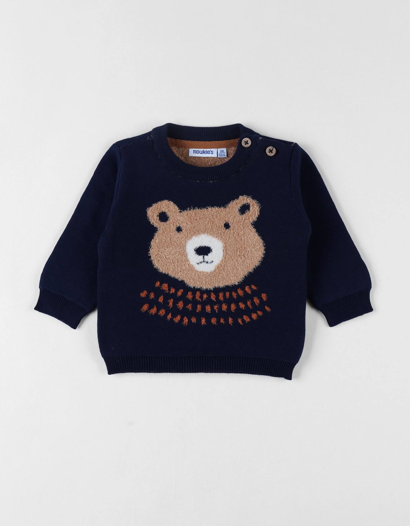 Pull En Tricot Ours Bleu