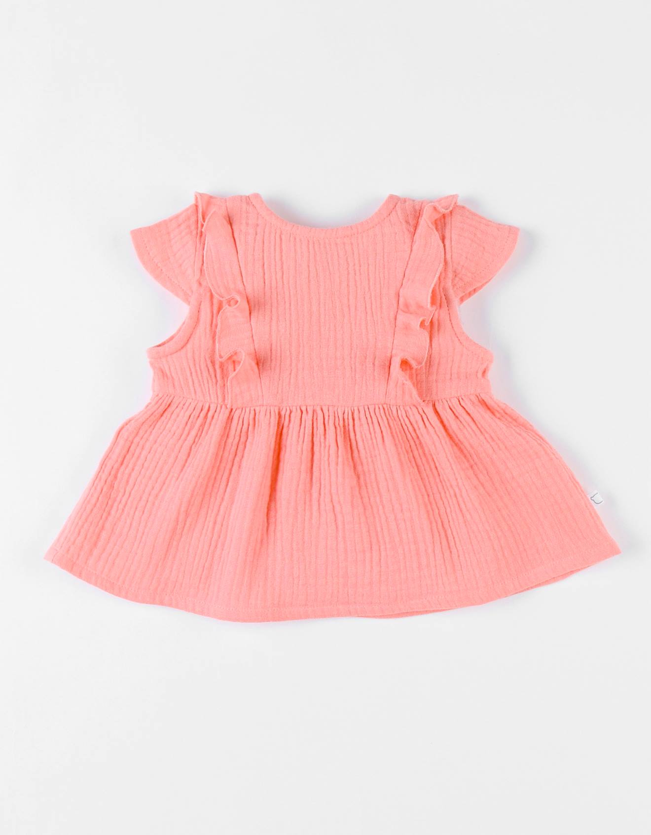 Blouse À Manches Courtes Rose