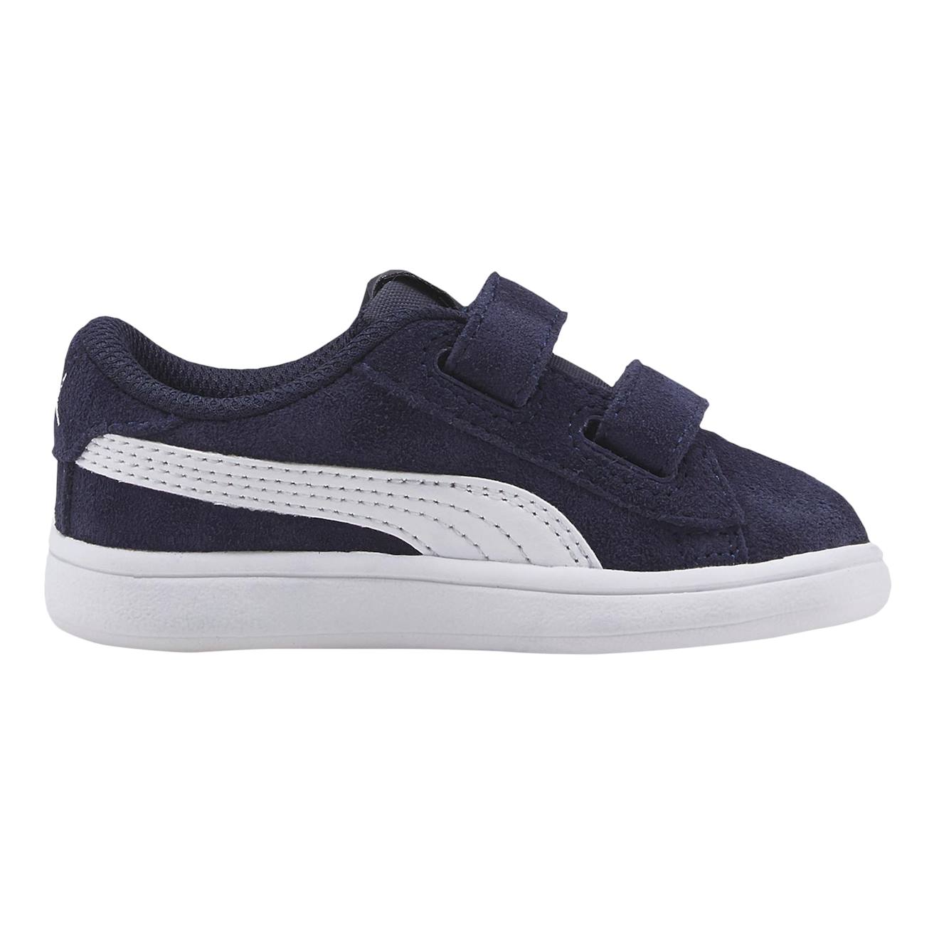 Puma - Baskets Basses À Scratch Marine Blanc