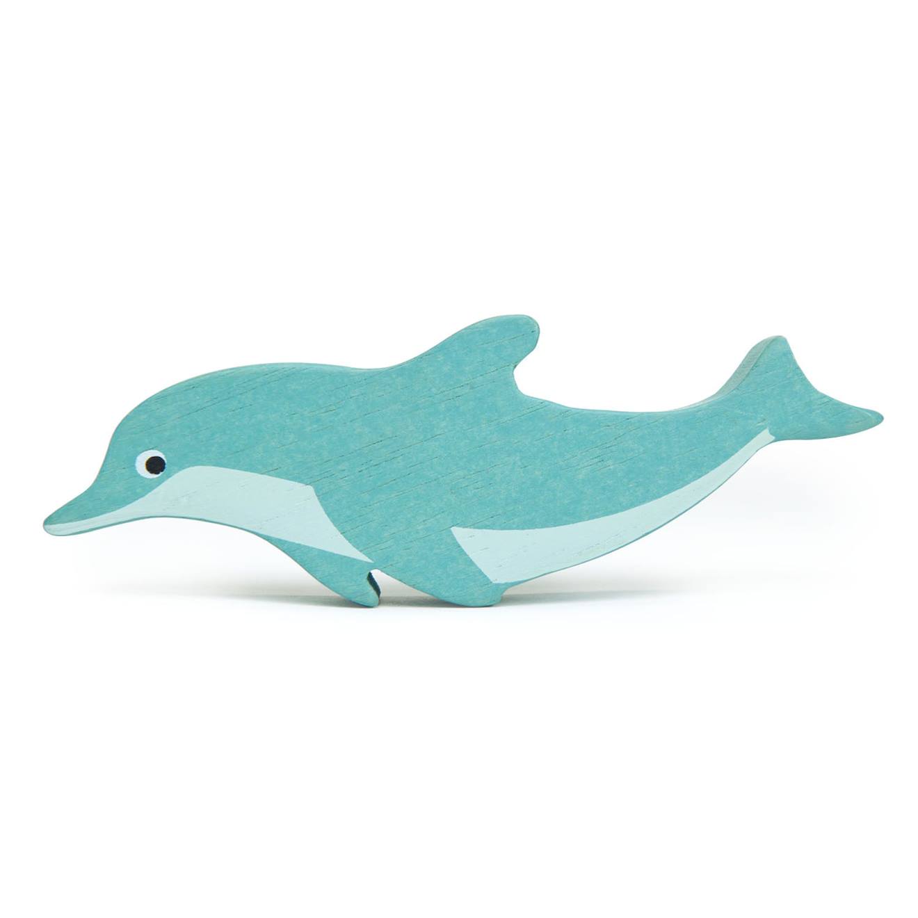 Dauphin En Bois Bleu