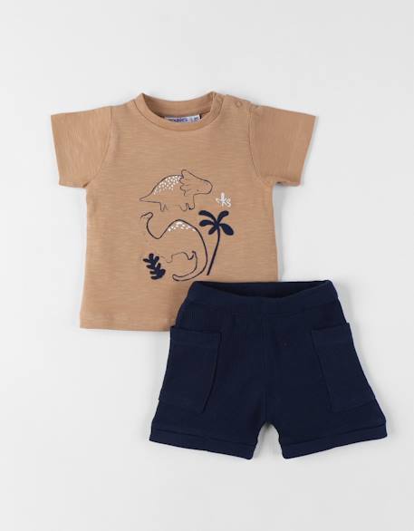 Bébé-Ensemble t-shirt avec short coton
