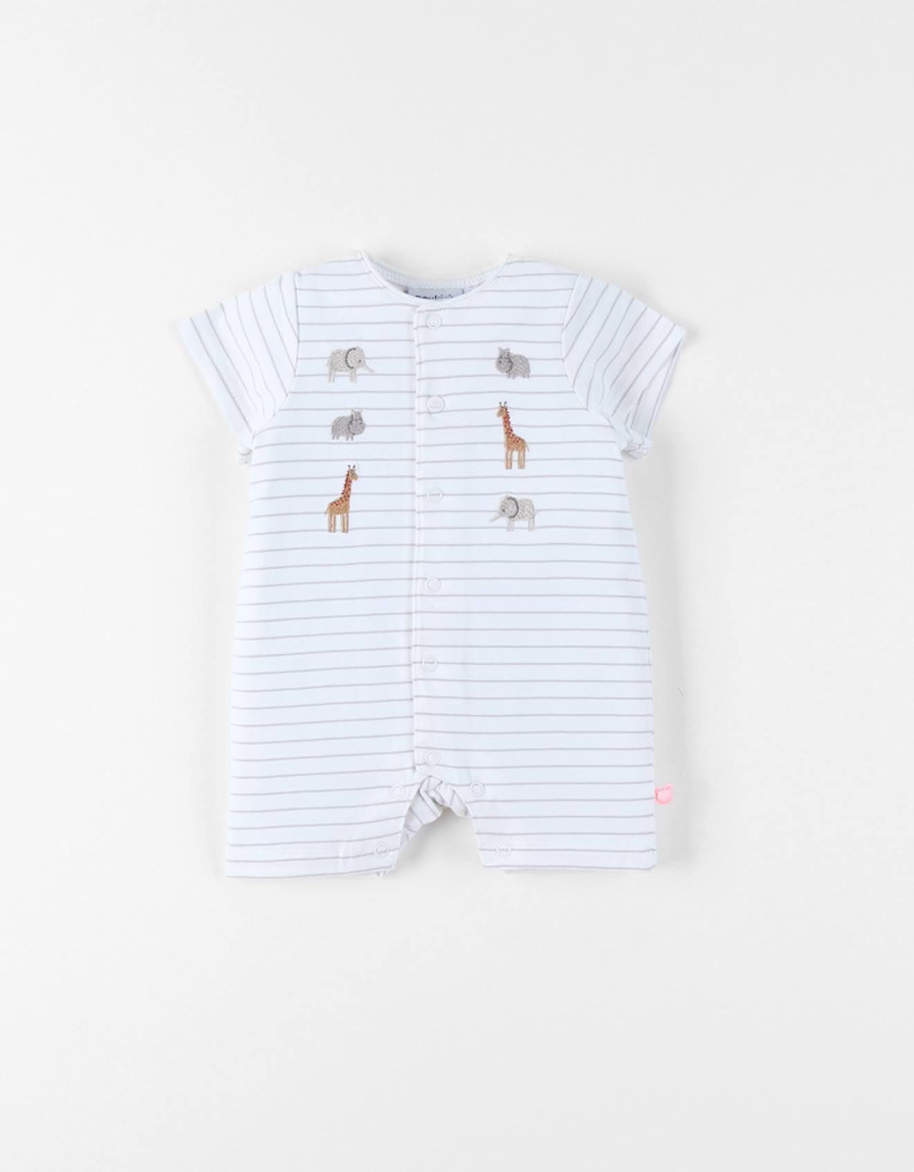 Barboteuse Jersey Fantaisie Blanc