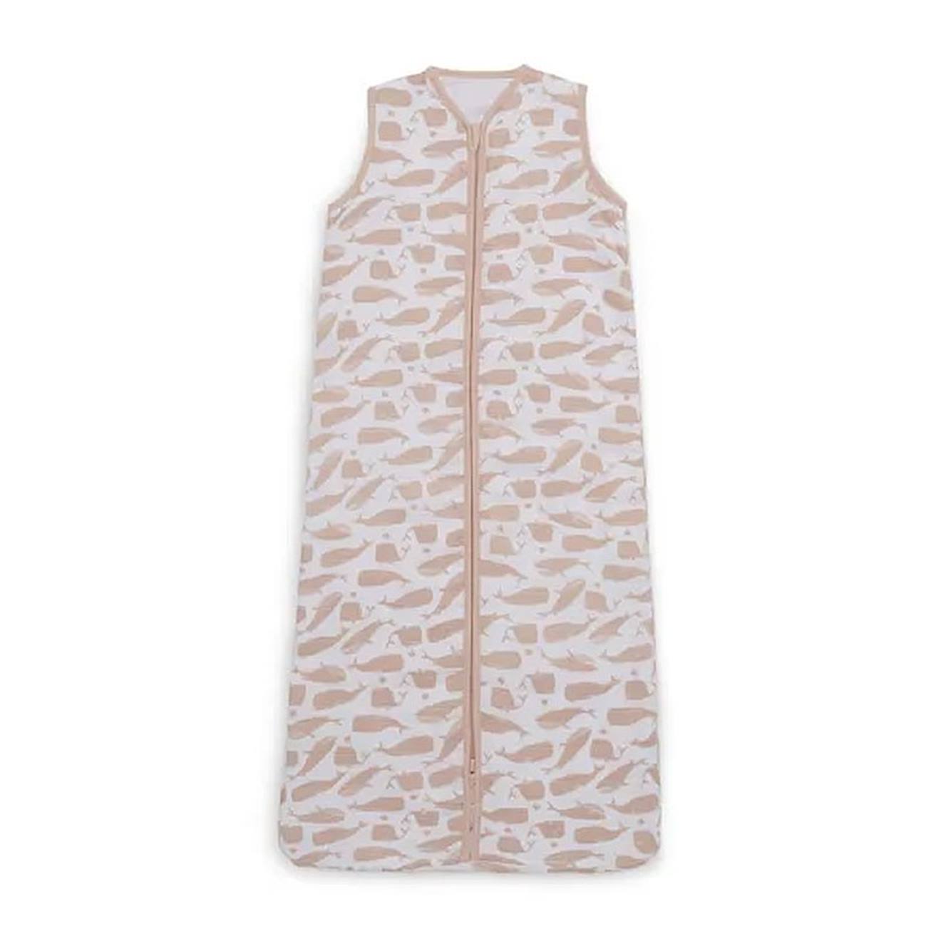 Gigoteuse Whales Pale Tog 0 5 En Gaze De Coton Rose