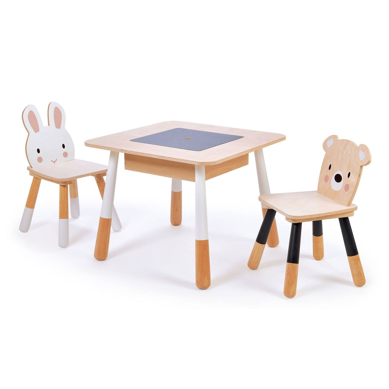 Table Et Chaises Forêt Pour Enfant Beige