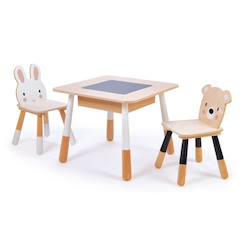 Chambre et rangement-Table et chaises forêt pour enfant