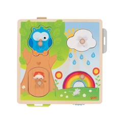 Jouet-Premier âge-Puzzle avec images cachées - hibou