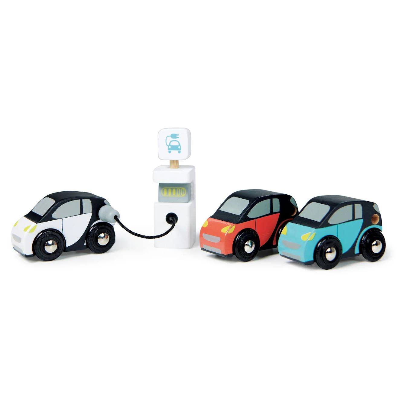 Set De Voitures Eco Blanc