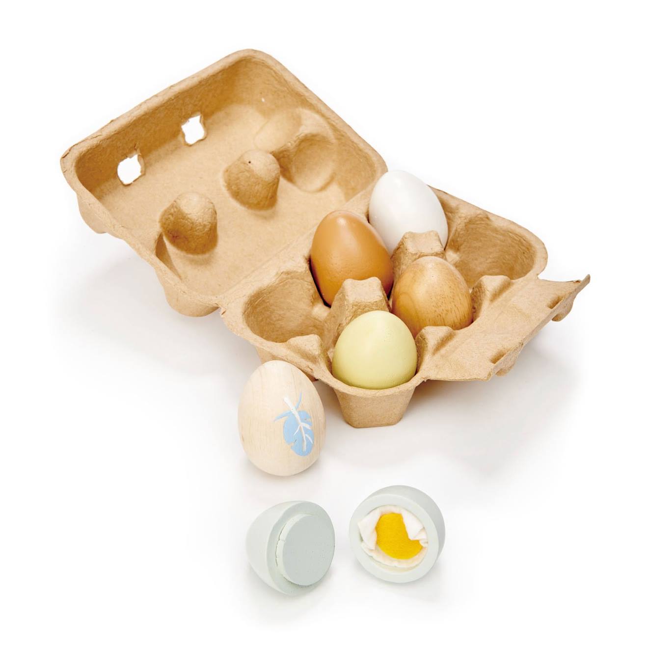 Oeufs En Bois Beige