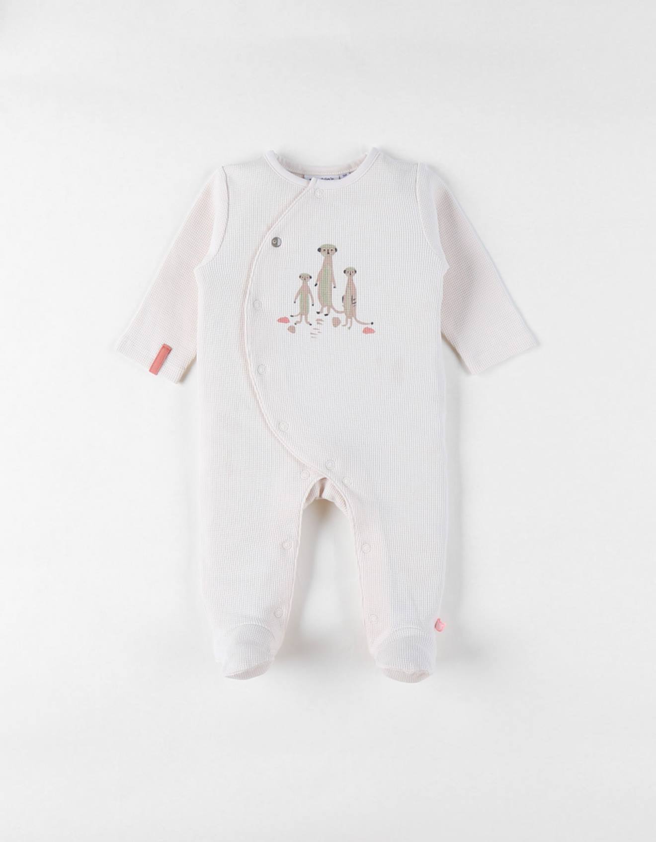 Noukies - Pyjama Bébé Jersey Gaufré Blanc