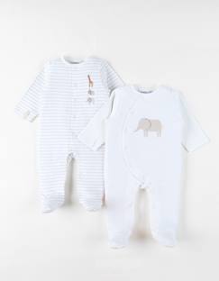 Bébé-Pyjama, surpyjama-Lot de 2 pyjamas bébé jersey