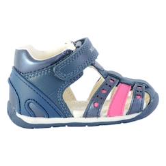 Chaussures-Chaussures fille 23-38-Sandales en cuir  velours  à scratch