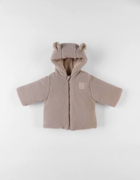 Noukie's - Veste À Capuche En Sherpa Beige