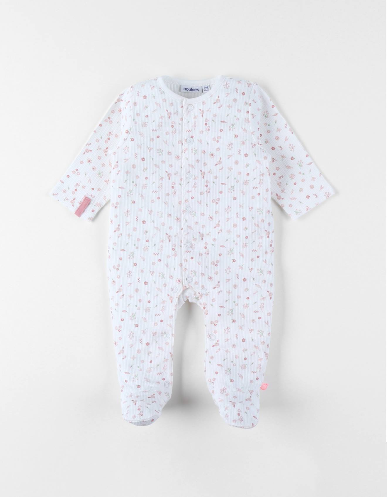 Pyjama Bébé Jersey Pointelle Rose