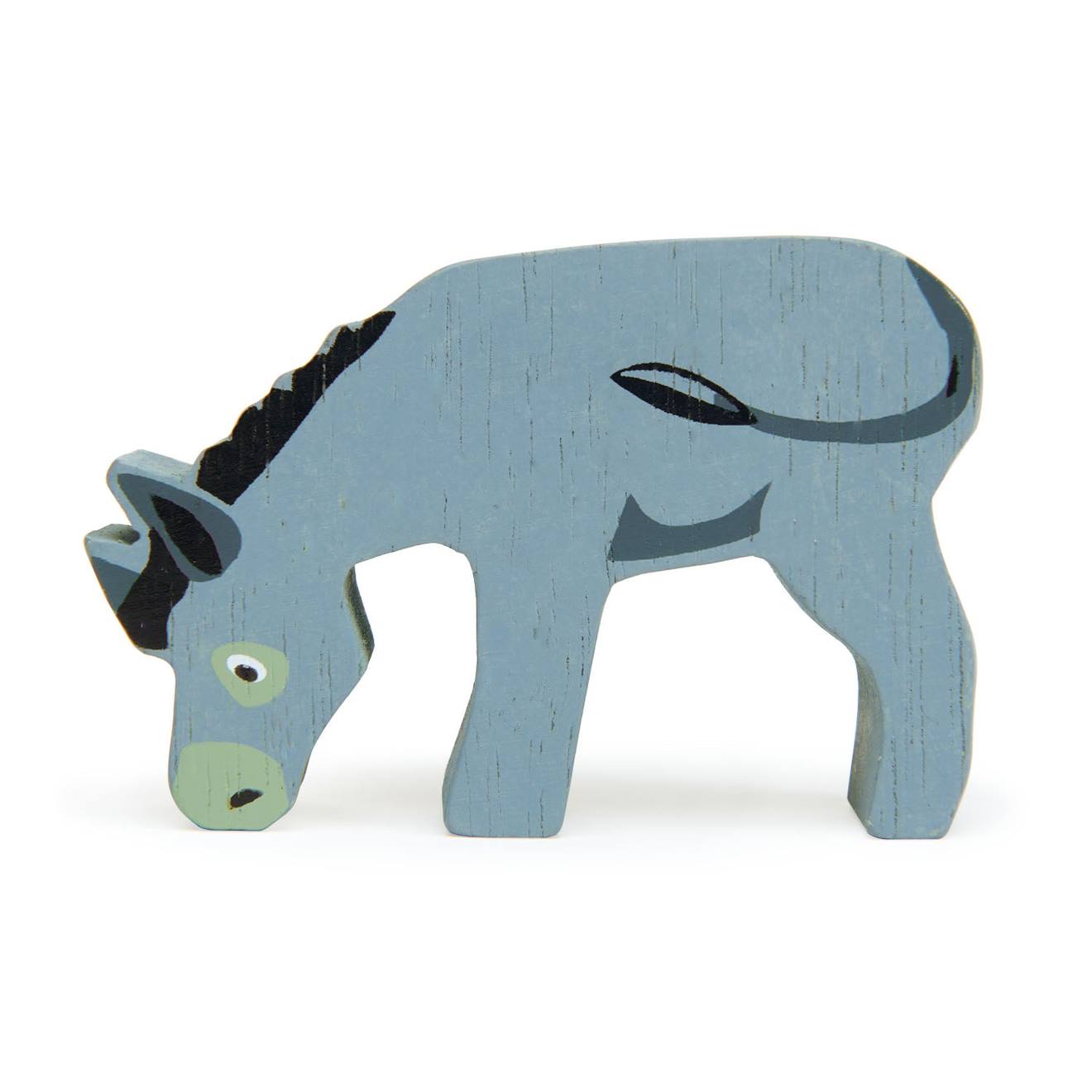 Âne En Bois Bleu
