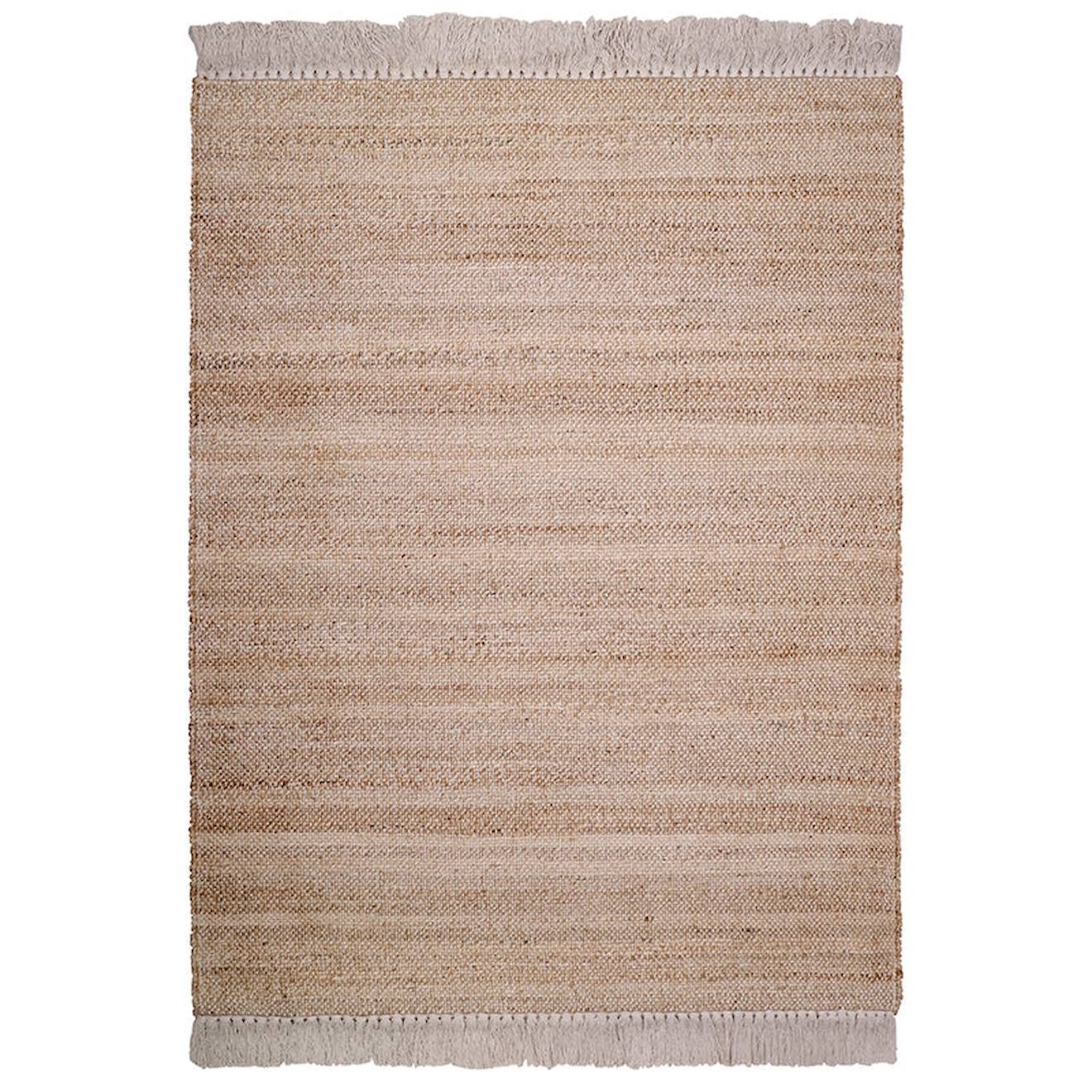 Tapis Jute & Coton Lenny Jute Naturelle