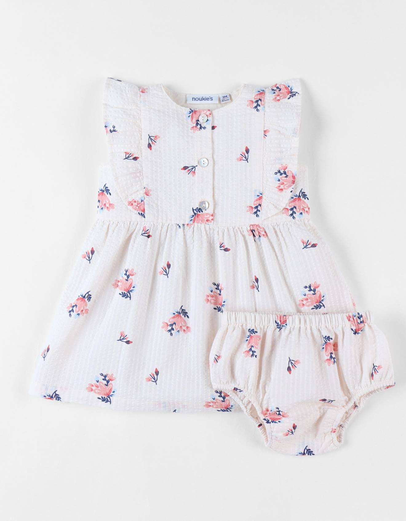 Lot Robe + Bloomer Fleuri Rose