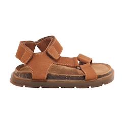 Chaussures-Sandales en cuir  à scratch