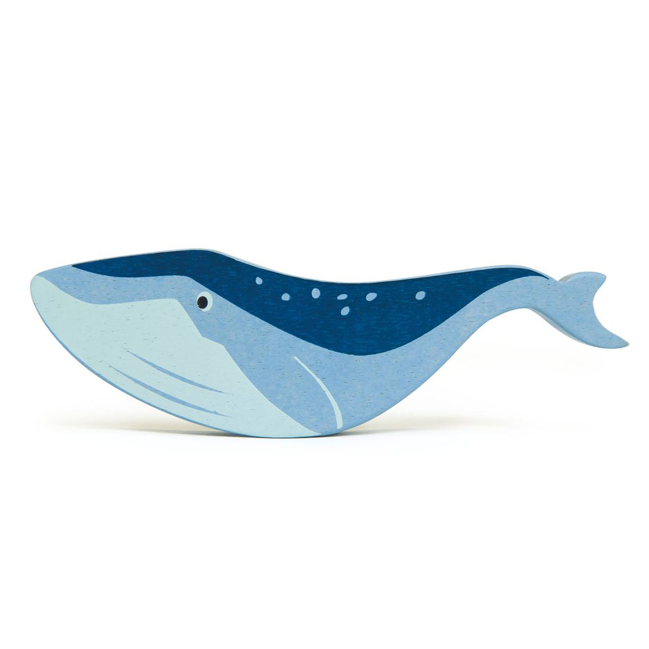 Baleine En Bois Bleu