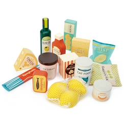 Jouet-Jeux d'imitation-Cuisines et dinette-Set d'épicerie de supermarché
