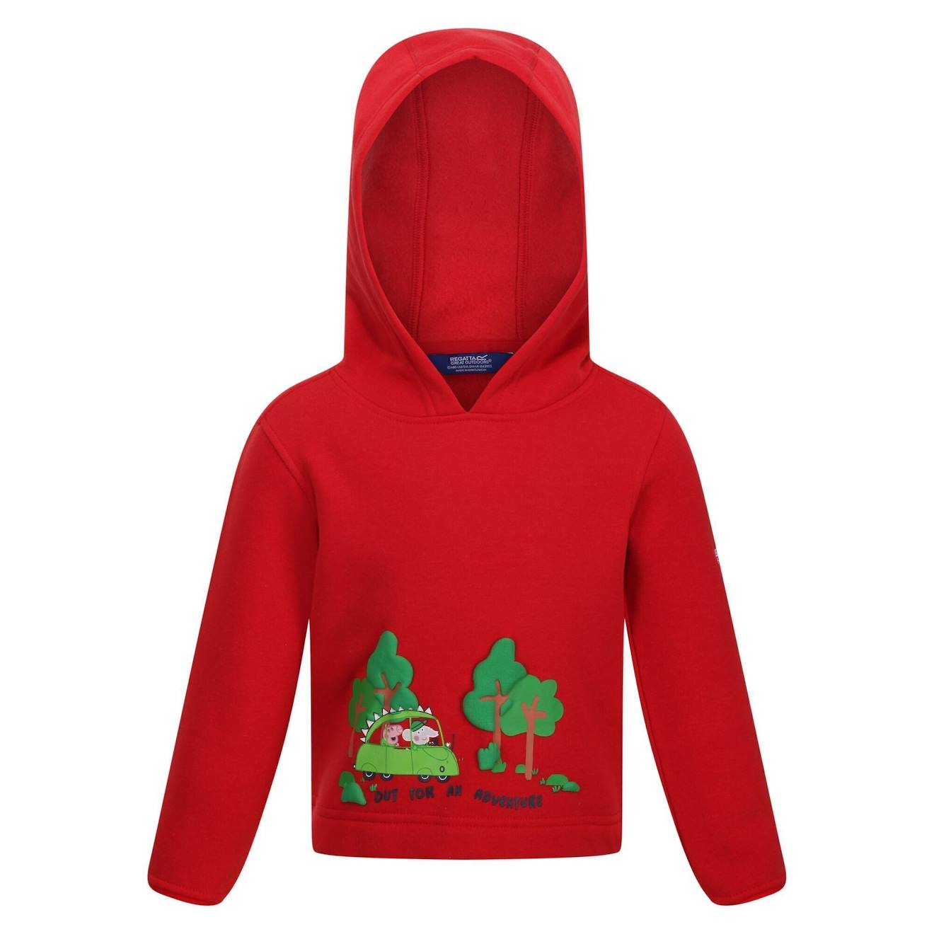 Sweat À Capuche Polyester Peppa Pig Rouge