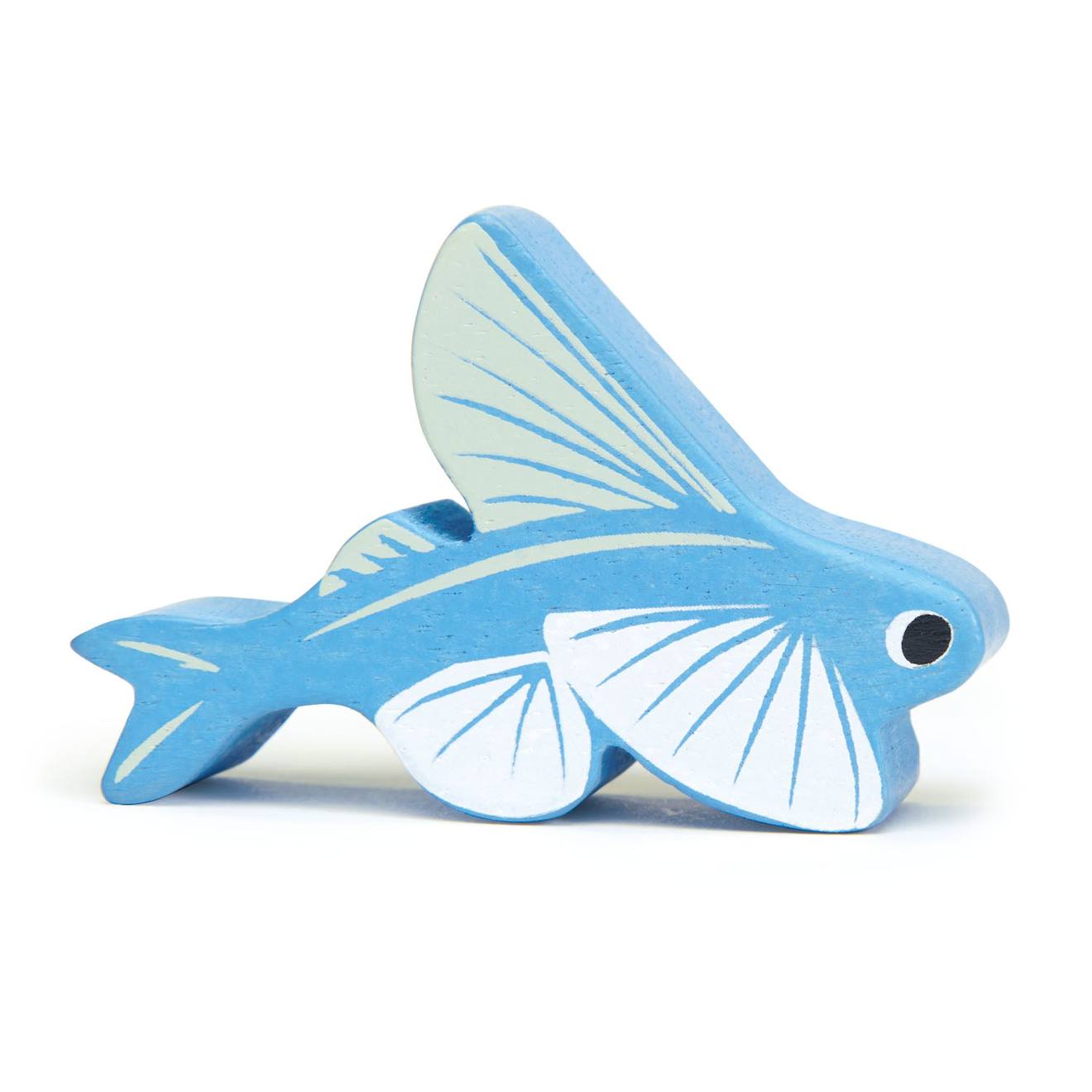 Poisson Volant En Bois Bleu