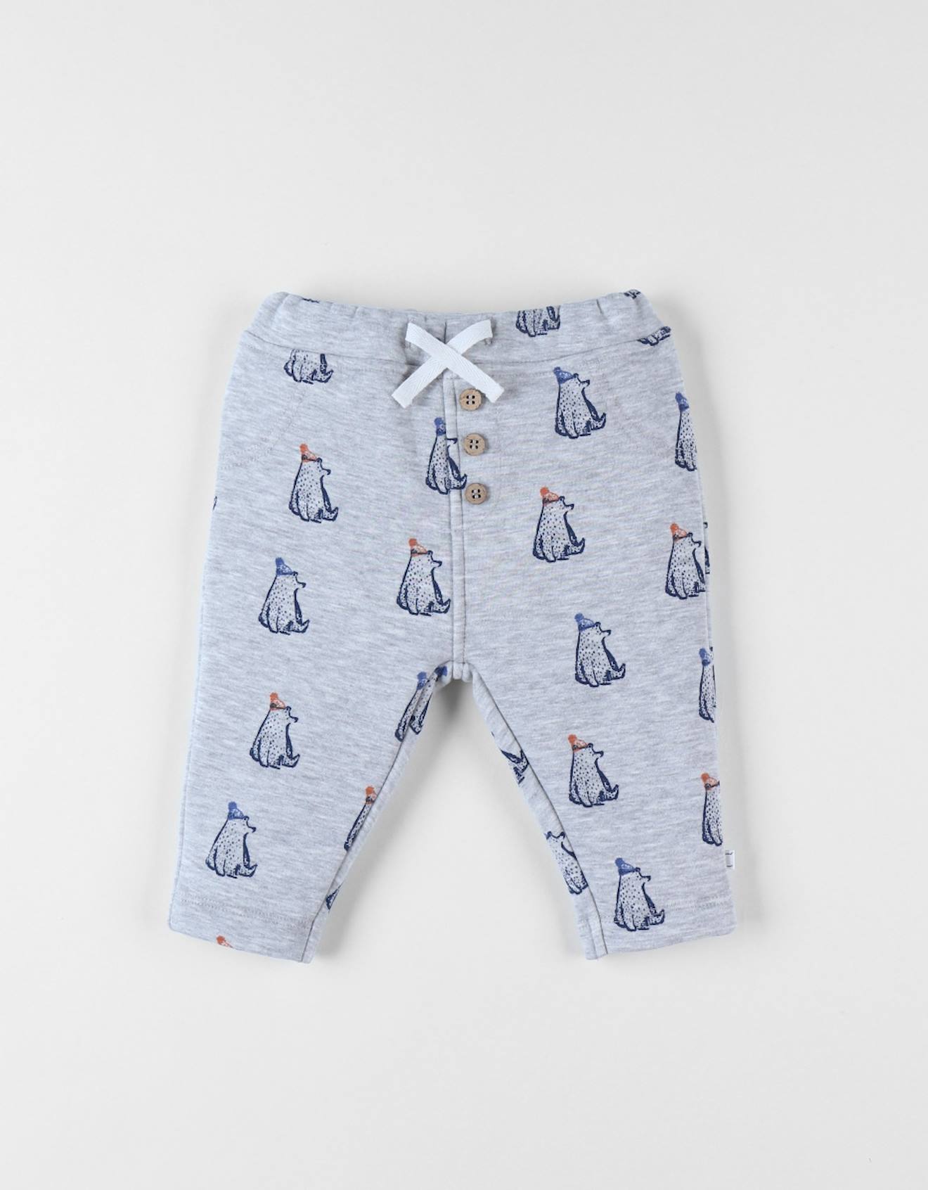 Pantalon Jogging En Sweatoloudoux® Ours Gris