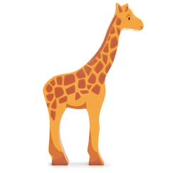 Jouet-Figurine girafe en bois