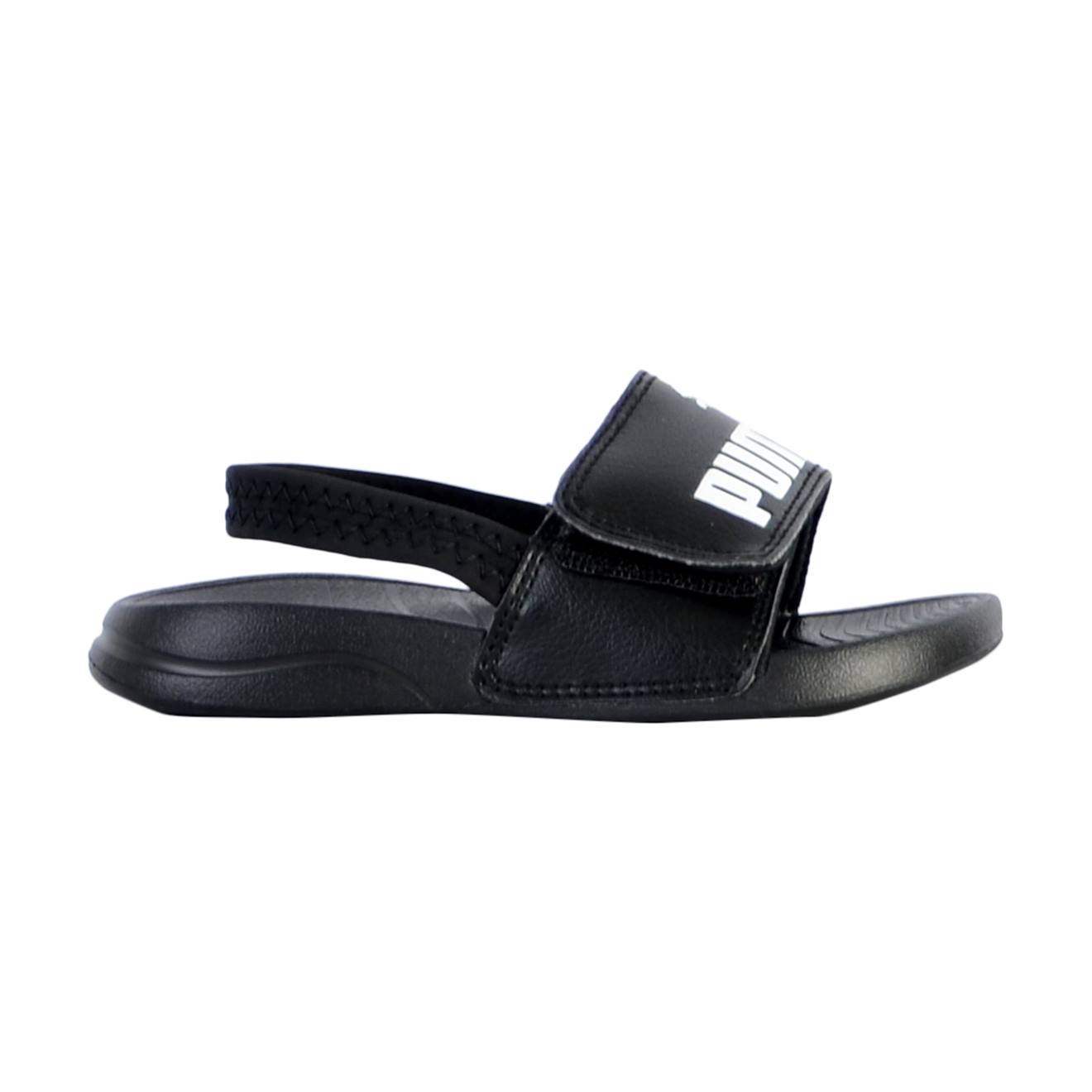Puma - Sandales À Scratch Noir