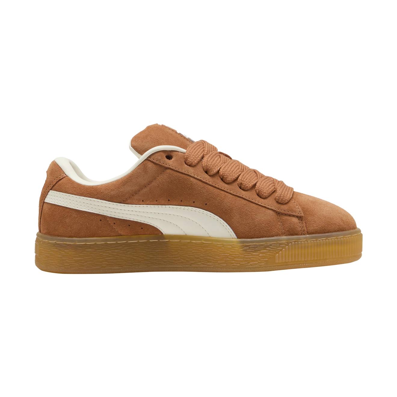 Puma - Baskets Basses À Lacets Brandy Warm Blanc