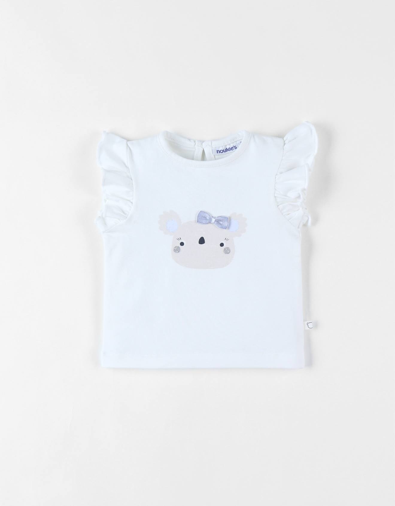 T-shirt Koala À Courtes Manches Blanc