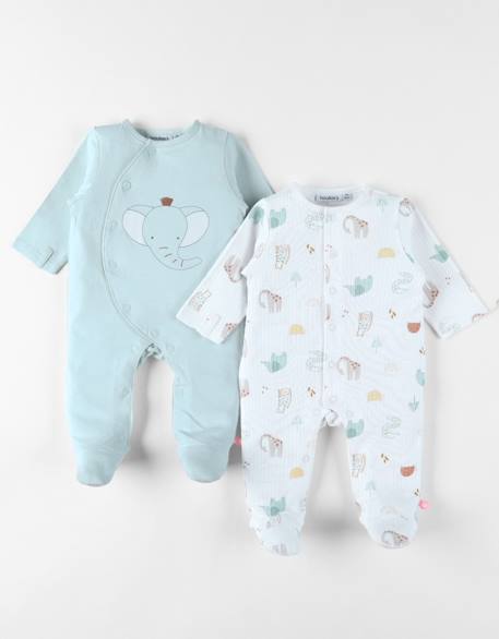 Bébé-Lot de 2 pyjamas bébé jersey