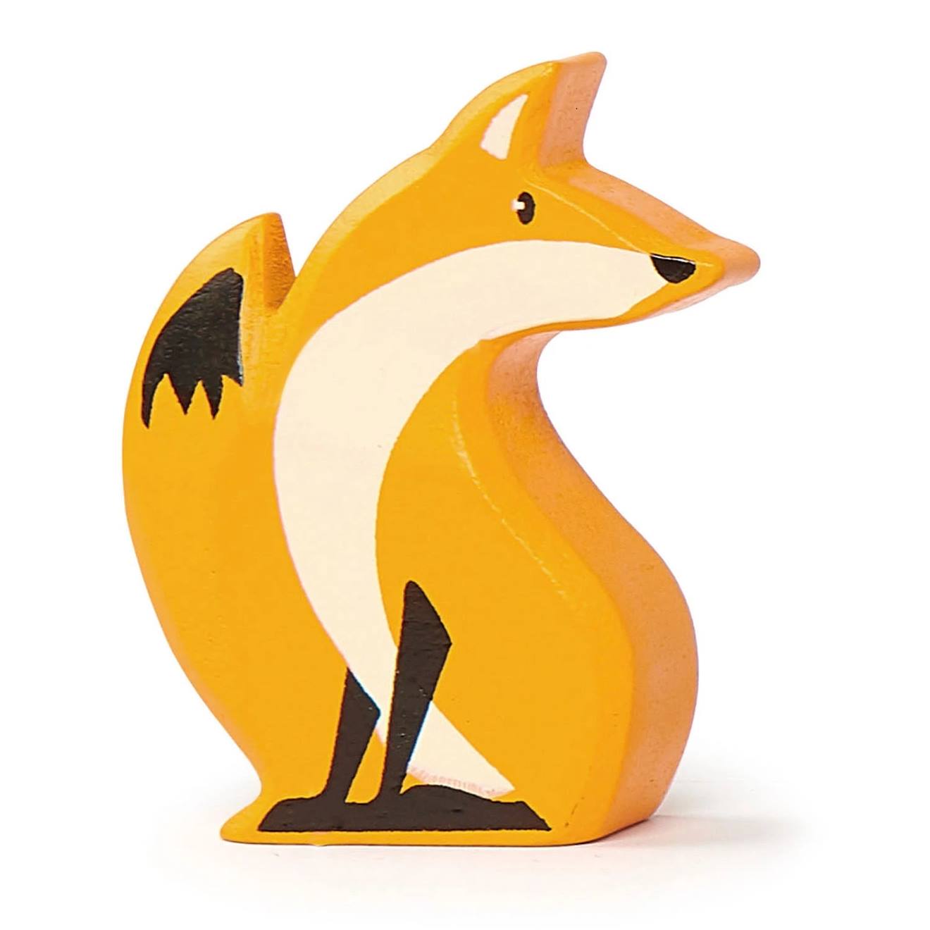 Renard En Bois Orange