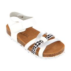 Chaussures-Sandales en cuir  à scratch