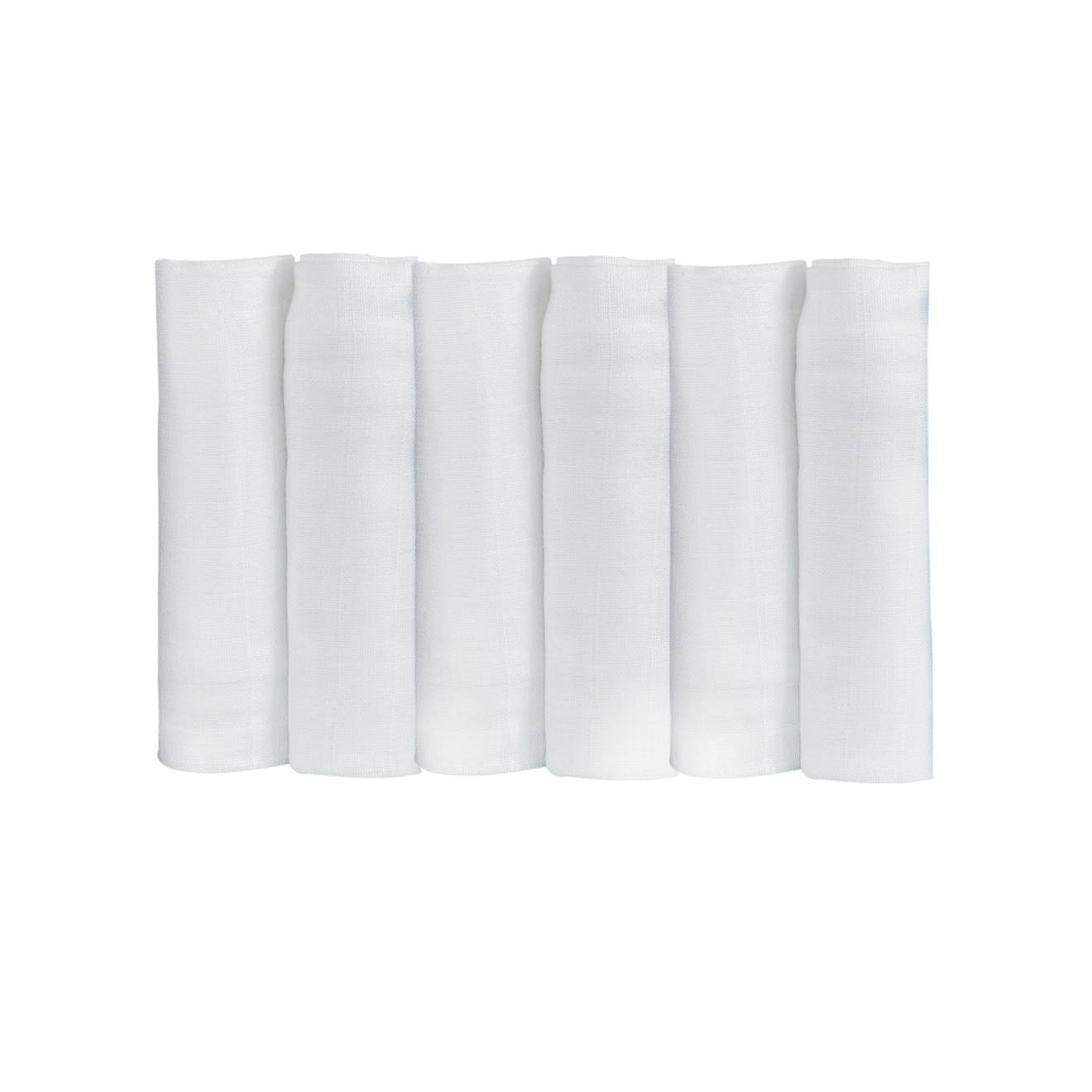 Lot De 6 Langes Blanc