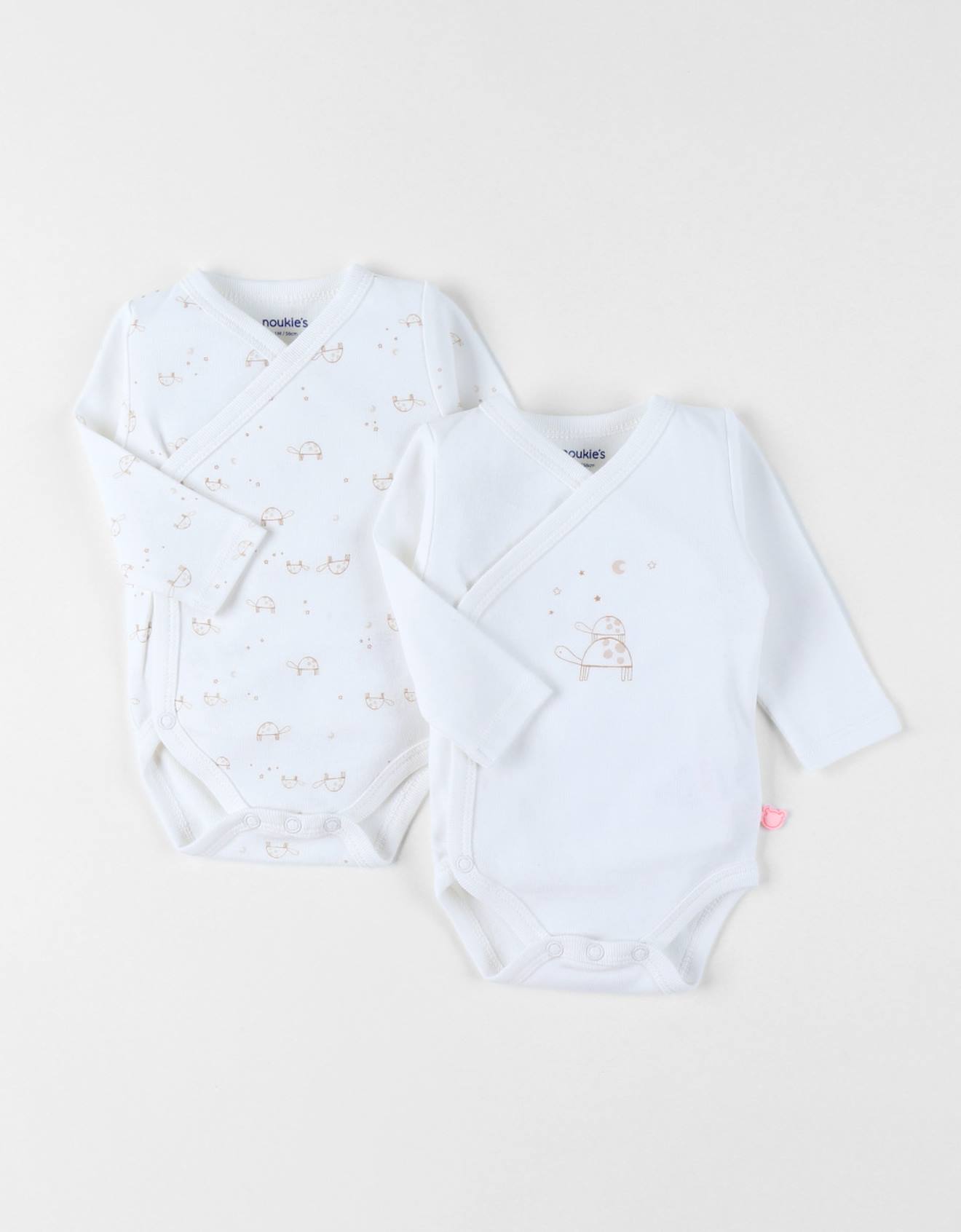 Noukies - Set De 2 Bodys Coton Blanc