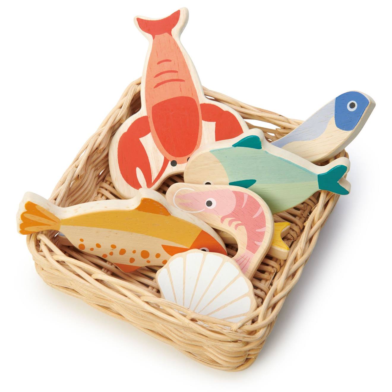 Panier De Fruits De Mer Beige