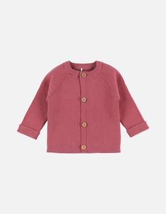 Cardigan en tricot bio fin vieux  - vertbaudet enfant