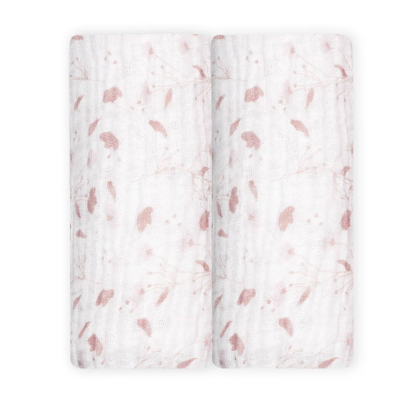 Langes Mousseline De Coton - Rose & Lili Blanc