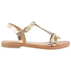Chaussures-Sandales en cuir  à brides