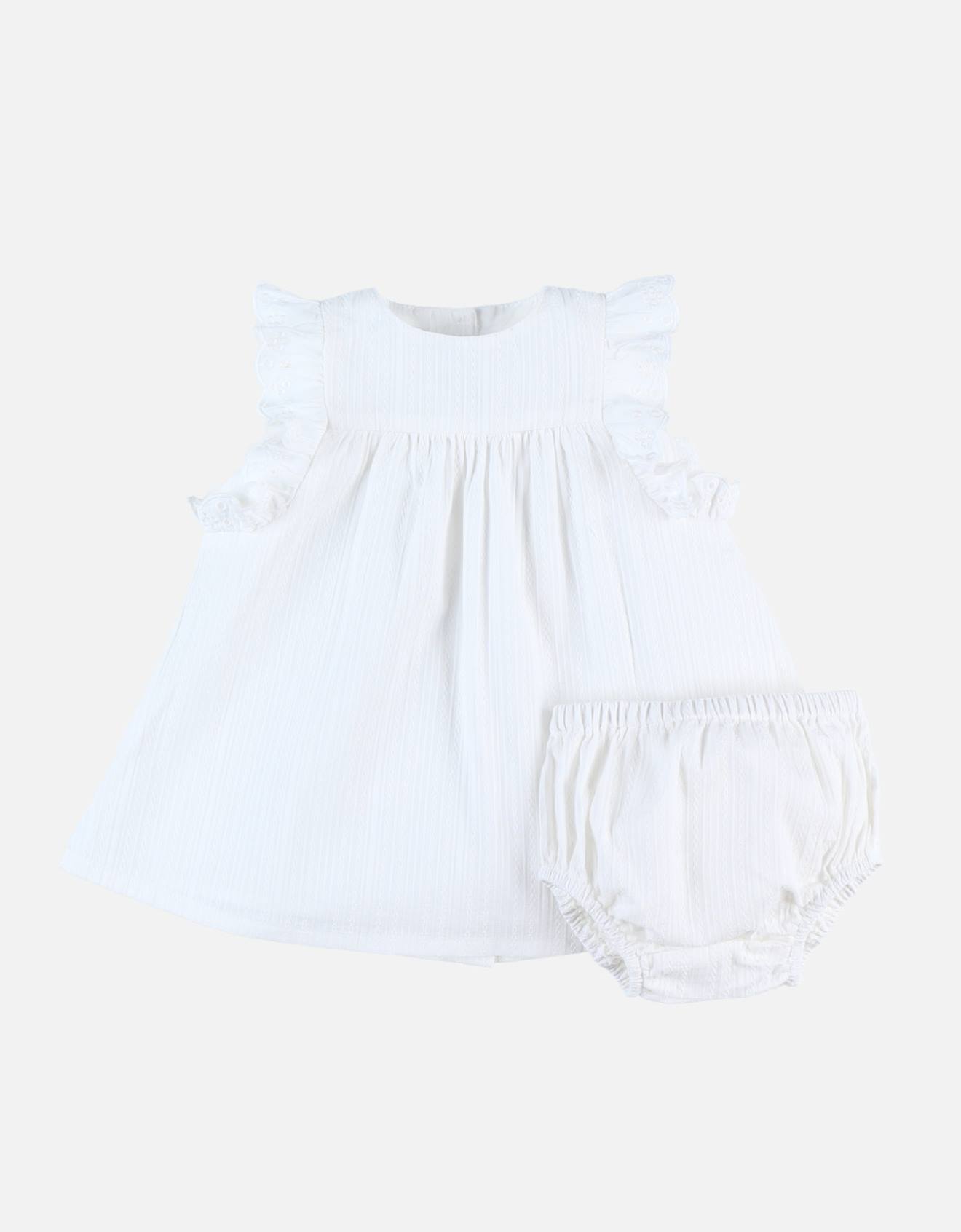 Set Cérémonie Robe + Bloomer Blanc