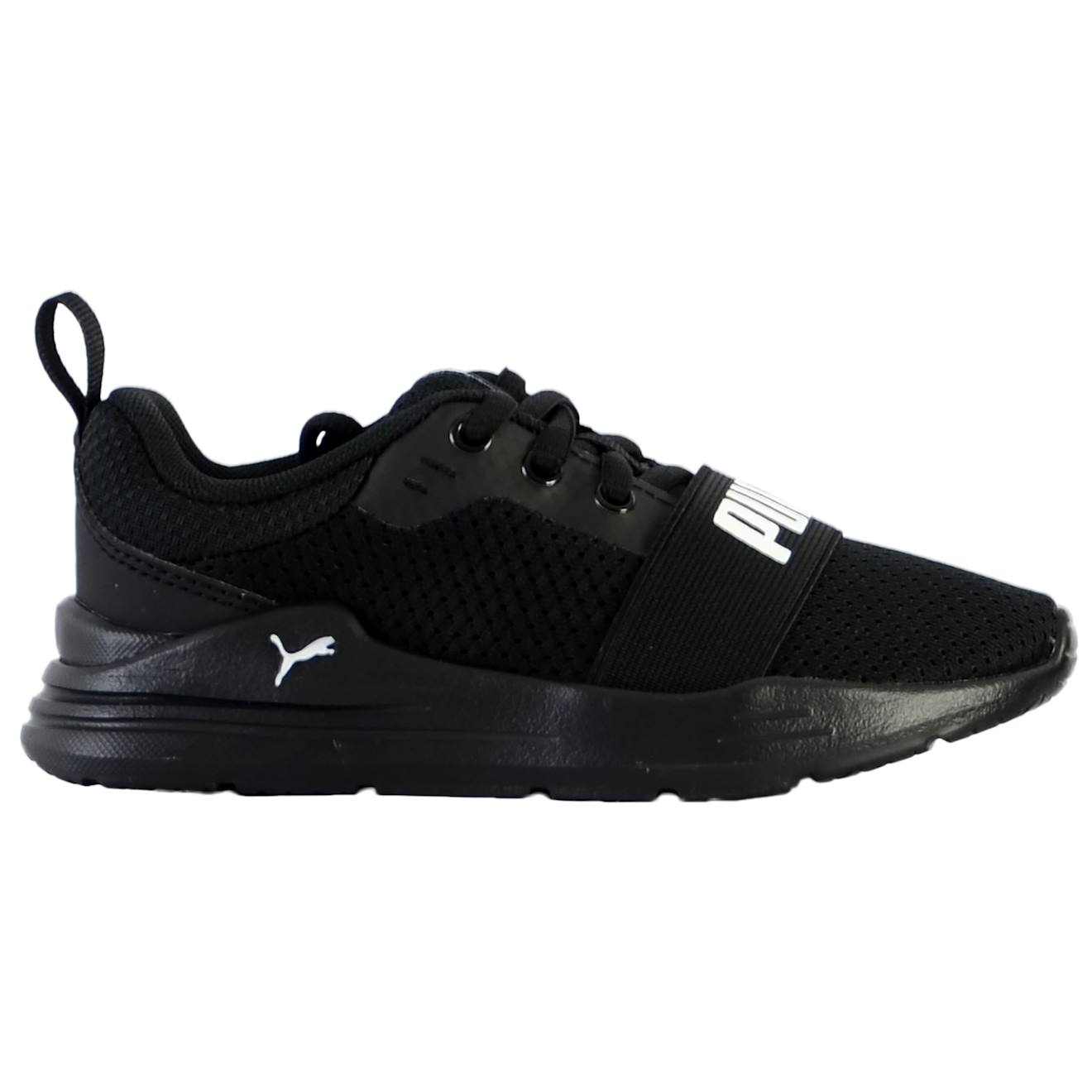 Puma - Baskets Basses À Lacets Noir Blanc
