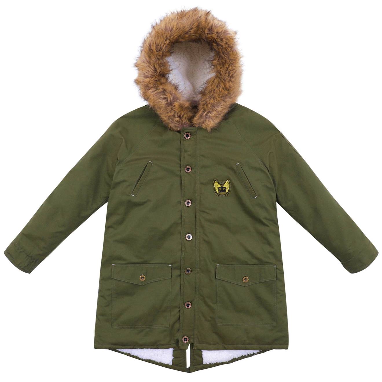 Parka Longue Taille Xs-xl Rock & Peace Kaki