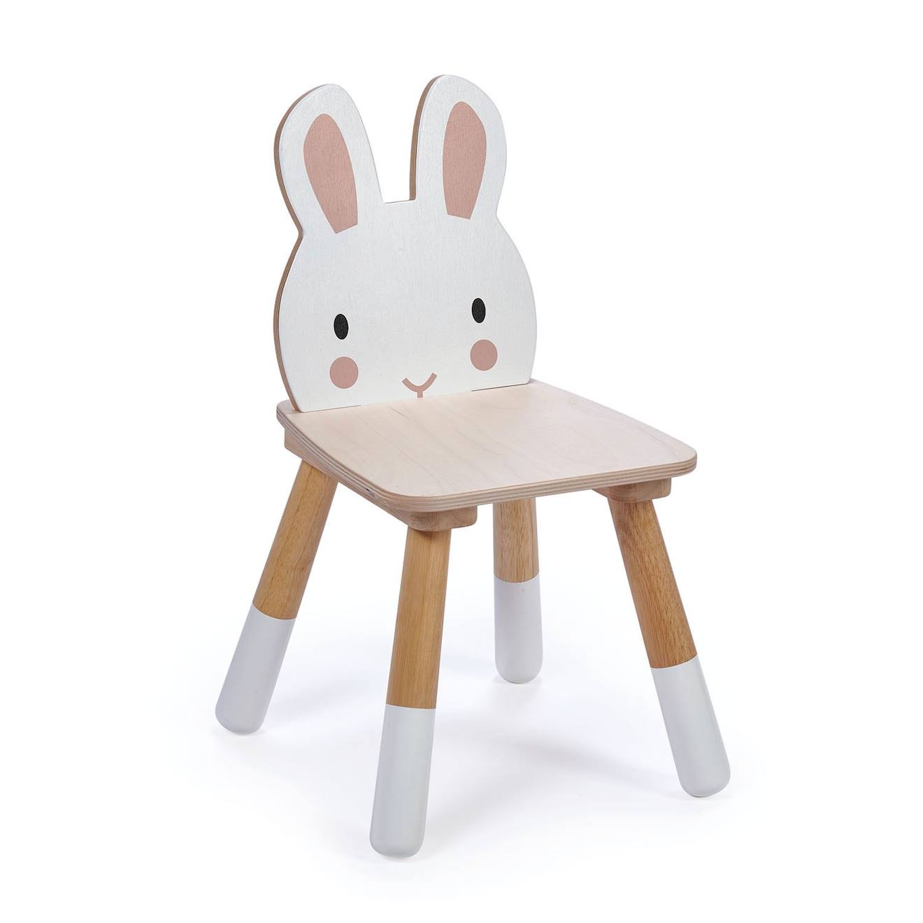 Chaise Forêt Lapin Beige