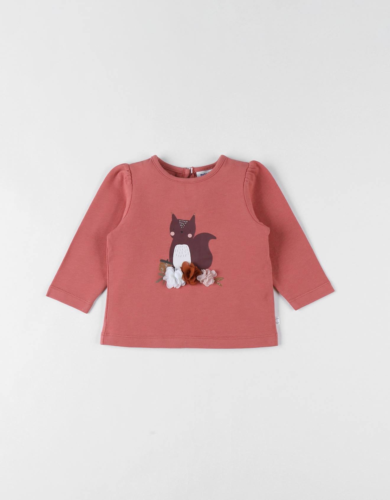 T-shirt Écureuil Jersey Rose